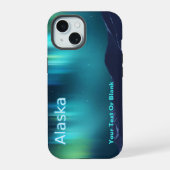 Aurora Borealis – アラスカオッターボックスiPhoneケース iPhone 15ケース (裏面)