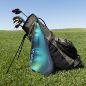 Aurora Borealis – カナダ ゴルフタオル (グリーン)