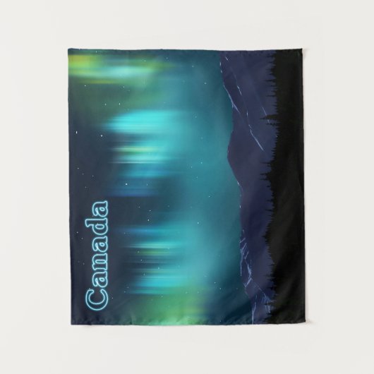 Aurora Borealis – カナダ タペストリー (正面)