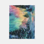 Aurora Borealis フリースブランケット (正面)