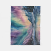 Aurora Borealis フリースブランケット (正面)
