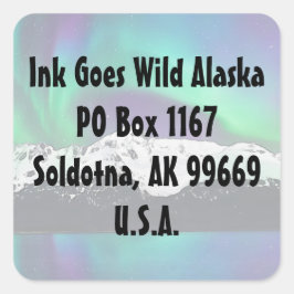 Aurora Borealis – 封筒シール スクエアシール