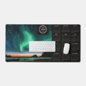 Aurora Borealis - 2026 Business Calendar Desk Mat デスクマット (キーボード&マウス)