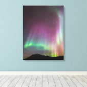 Aurora Borealis | Alaska Brooks Range, Alaska キャンバスプリント (インサイチュ (ウッドフロア))