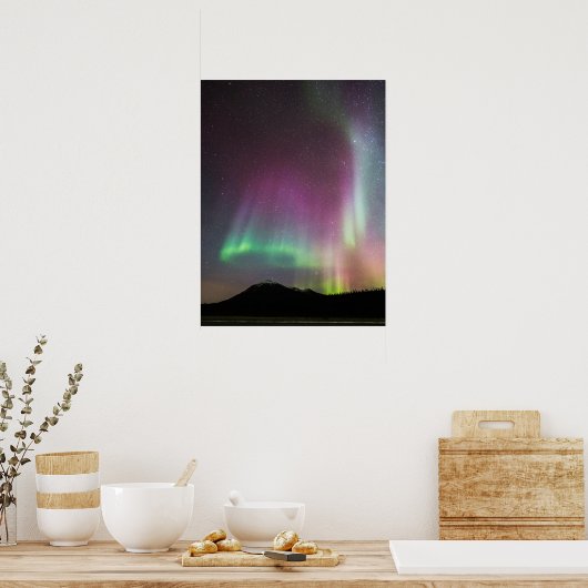 Aurora Borealis | Alaska Brooks Range, Alaska ポスター (キッチン)