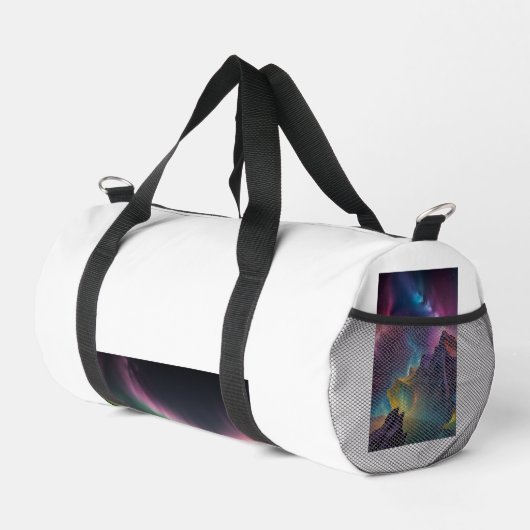 Aurora borealis backpack ダッフルバッグ (右コーナー)