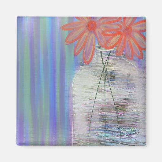 Aurora Borealis Bouquet Original Art マグネット (正面)