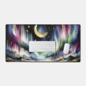 Aurora Borealis Desk Mat Northern Lights デスクマット (キーボード&マウス)
