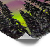 Aurora Borealis | Fairbanks, Alaska ポスター (角)