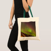 Aurora Borealis | Mountains Fairbanks Alaska トートバッグ (正面(商品))