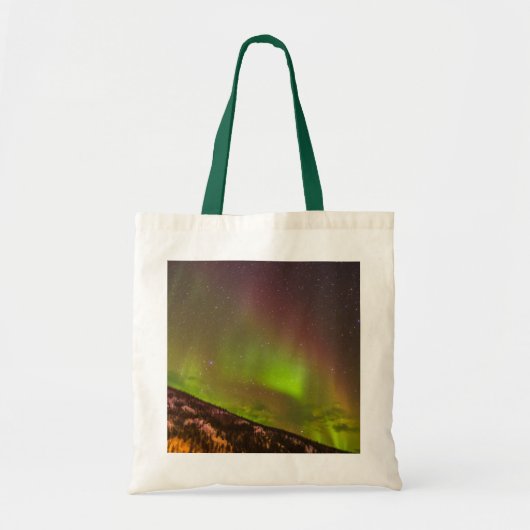 Aurora Borealis | Mountains Fairbanks Alaska トートバッグ (正面)