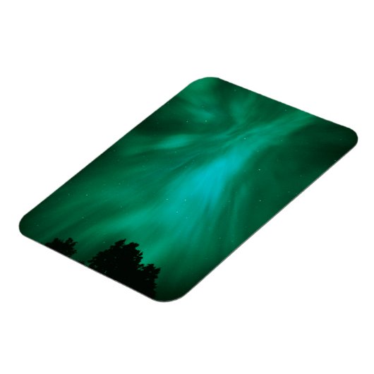 Aurora Borealis Nighttime | Ontario, Canada マグネット (左側)