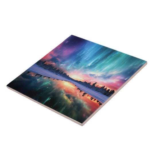 Aurora Borealis, Northern Lights, タイル (側面)