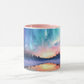 Aurora Borealis, Northern Lights, マグカップ (中央)