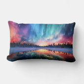Aurora Borealis, Northern Lights, ランバークッション (正面)