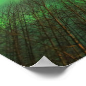 Aurora Borealis Northern Lights | Fairbanks ポスター (角)