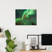 Aurora Borealis Northern Lights | Fairbanks ポスター (ホームオフィス)