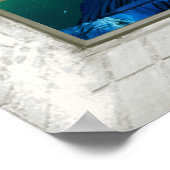 Aurora Borealis Northern Lights Faux Window Art ポスター (角)