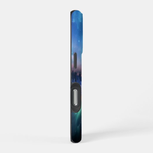 Aurora Borealis, Northern Lights, iPhoneケース (右側面)