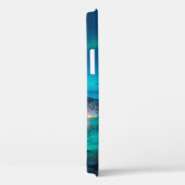 Aurora borealis over the sea coast, snowy mountain Case-Mate iPhoneケース (裏面 / 右)
