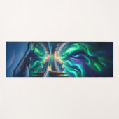 Aurora Borealis Winter Yoga Mat  ヨガマット (正面(横))