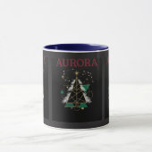 AURORA – Christmas Vector Mug for Winter Holidays マグカップ (中央)