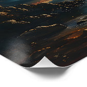 Aurora cósmica sobre el océano ポスター (コーナー)