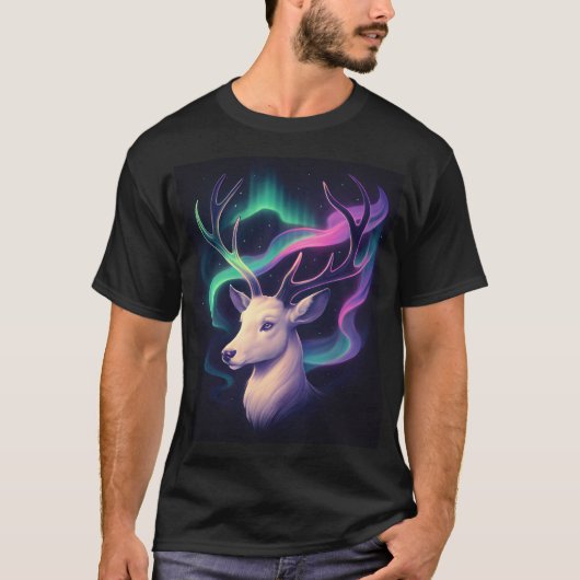 Aurora Deer Light Tシャツ (正面)