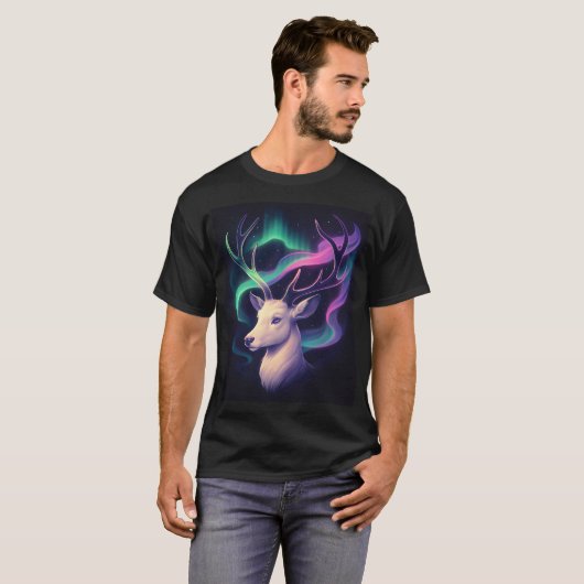 Aurora Deer Light Tシャツ (正面フル)