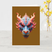 Aurora Dragon Mask カード (黄色い花)