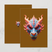 Aurora Dragon Mask サンキューカード (正面/裏面)