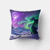 Aurora Dragon – Northern Lights Fantasy Mousepad クッション (裏面)