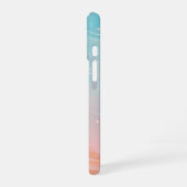 Aurora Gradient Fluid Art Phone Case iPhone 16ケース (左側面)