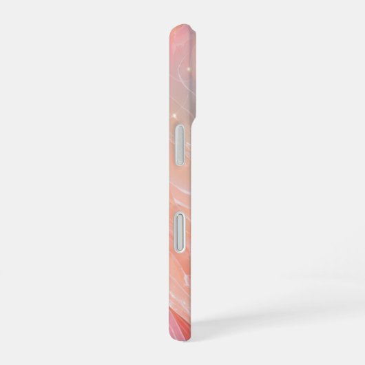 Aurora Gradient Fluid Art Phone Case iPhone 16ケース (右側面)