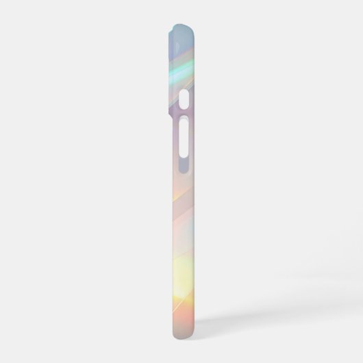 Aurora Holographic Crystal iPhone 16ケース (左側面)