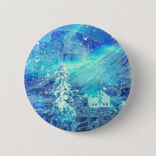 Aurora In Valleys 缶バッジ (正面)