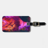 Aurora-Inspired Luxury Art ラゲッジタグ (正面横)