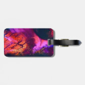 Aurora-Inspired Luxury Art ラゲッジタグ (裏面横)