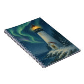 Aurora Lighthouse Christmas Card ノートブック (右側)