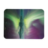 Aurora Lights in Lagoon | Jokulsarlon, Iceland マグネット (横)