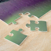 Aurora Lights Reflect Lagoon | Iceland ジグソーパズル (側面)