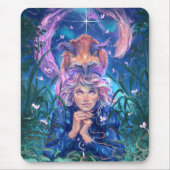 Aurora & Magicfox – Fantasy Night Under the Stars マウスパッド (正面)