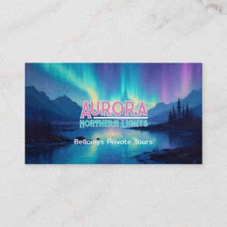 Aurora Northern Lights 名刺