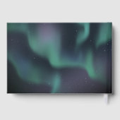 Aurora Northern Lights Wedding ゲストブック (裏面)