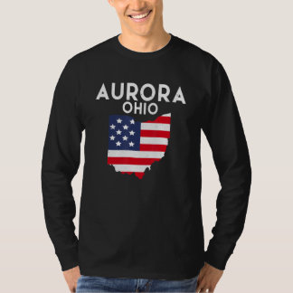 Aurora Ohio USA State America Travel Ohioan Tシャツ