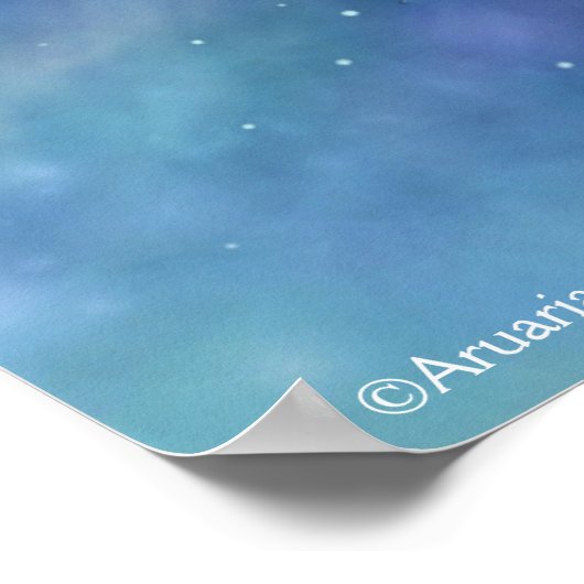 Aurora Square Print ポスター (角)