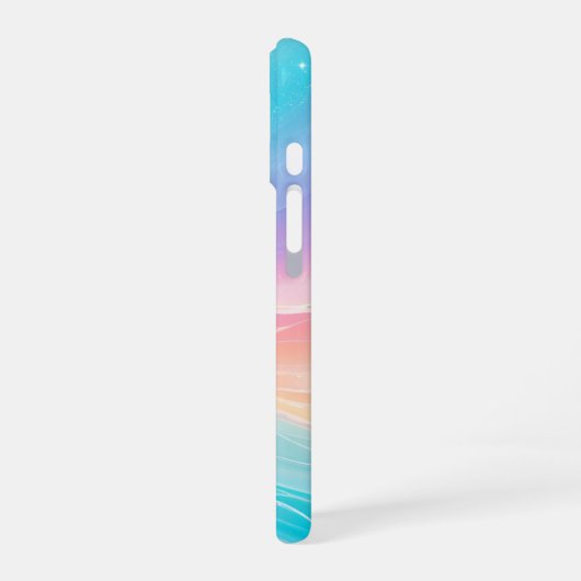 Aurora Swirl - Dreamy Light Vortex Phone Case iPhone 16ケース (左側面)