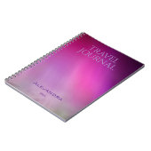 Aurora Travel Journal Name Year Notebook ノートブック (左側)