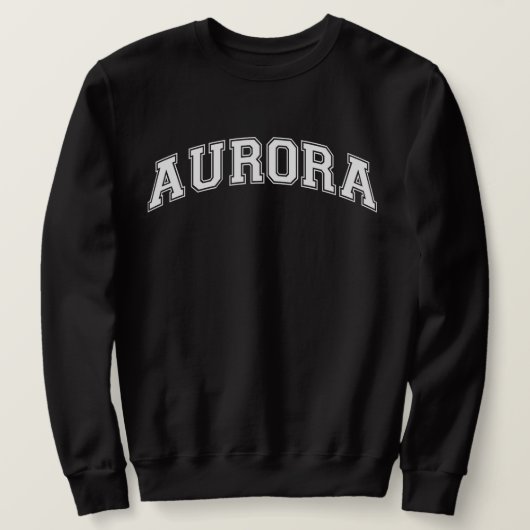 AURORA University-Style Sweater America College スウェットシャツ (デザイン正面)