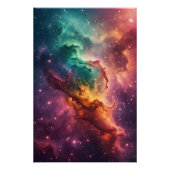 Aurora Veil Nebula Design ポスター (正面)